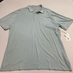 NWT Free Fly UPF 50 Flats Blue Bamboo Heritage Polo Size XXXL New